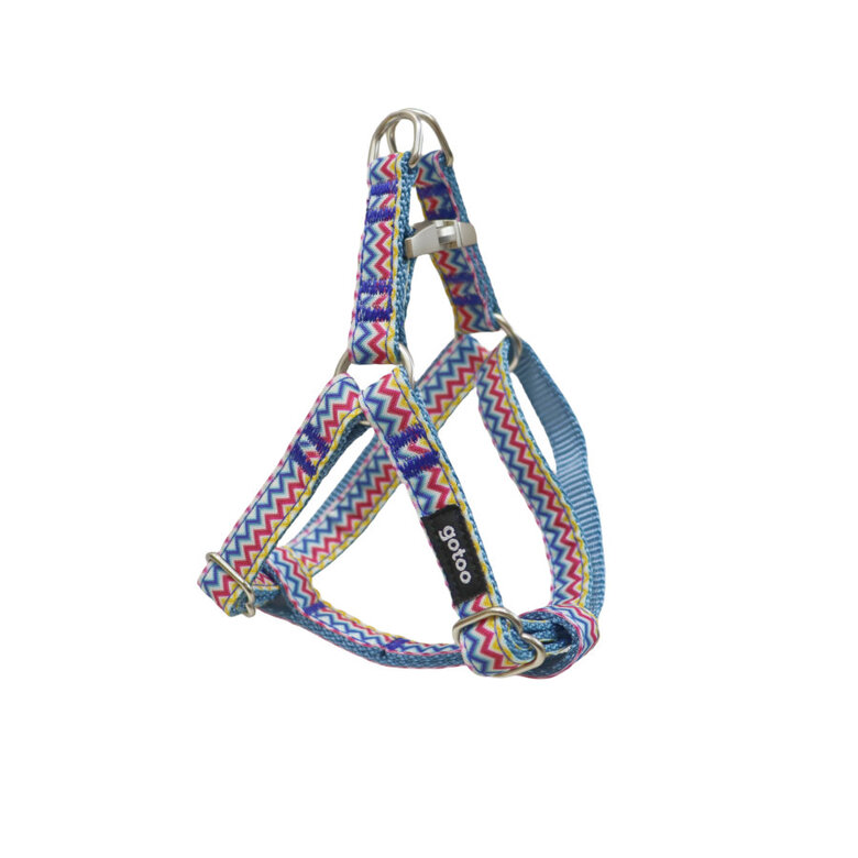 Gotoo Peitoral riscas zig- zag para cães,  Imagem número 1 Gotoo Peitoral riscas zig- zag para cães, , large Imagem número 1