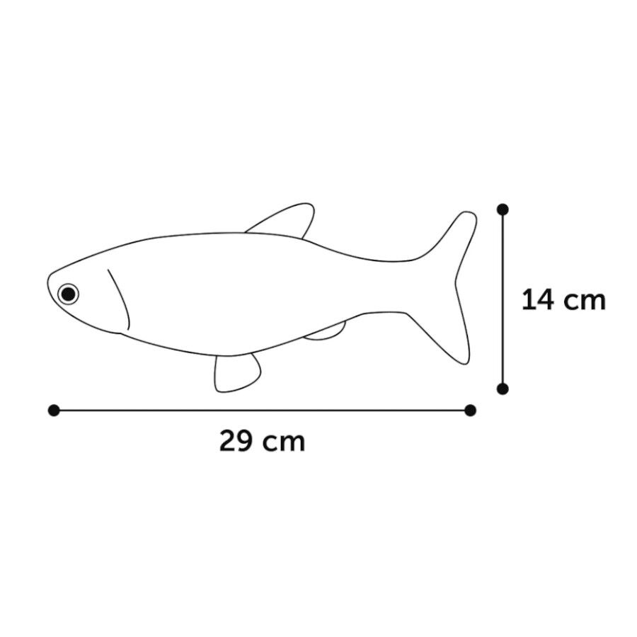 Flamingo Flounder Brinquedo em forma de Peixe El&eacute;ctrico para gatos, , large Imagem n&uacute;mero 7