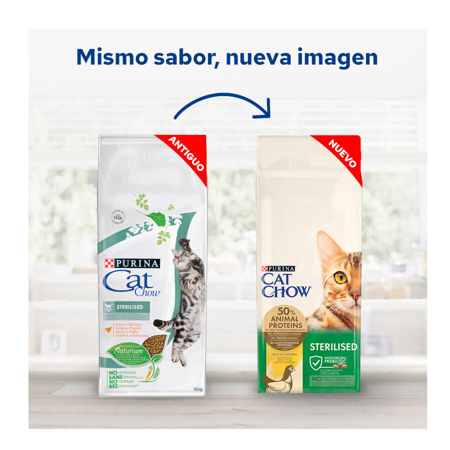 15 kg Cat Chow Sterilized Frango Ra&ccedil;&atilde;o para gatos, , large Imagem n&uacute;mero 2