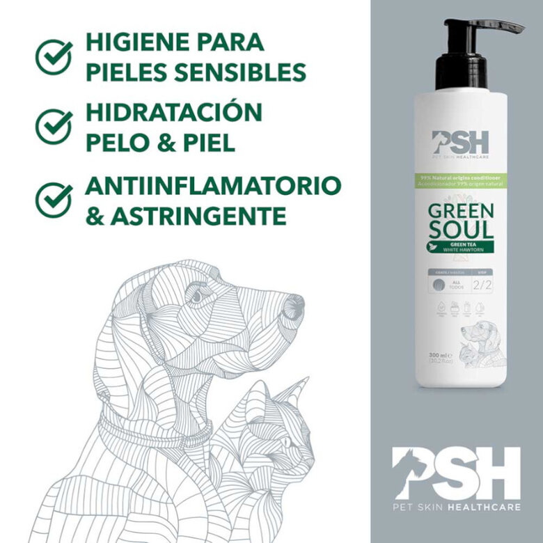 PSH Green Soul Condicionador para cães e gatos,  Imagem número 3 PSH Green Soul Condicionador para cães e gatos, , large Imagem número 3