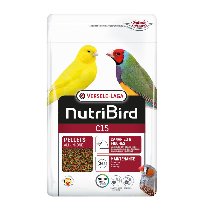 Versele-Laga Nutribird C15 ra&ccedil;&atilde;o para can&aacute;rios, , large Imagem n&uacute;mero 1