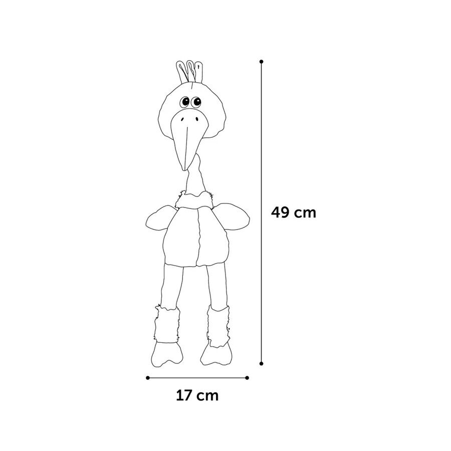 Flamingo Natura Delight P&aacute;ssaro de peluche para c&atilde;es, , large Imagem n&uacute;mero 2