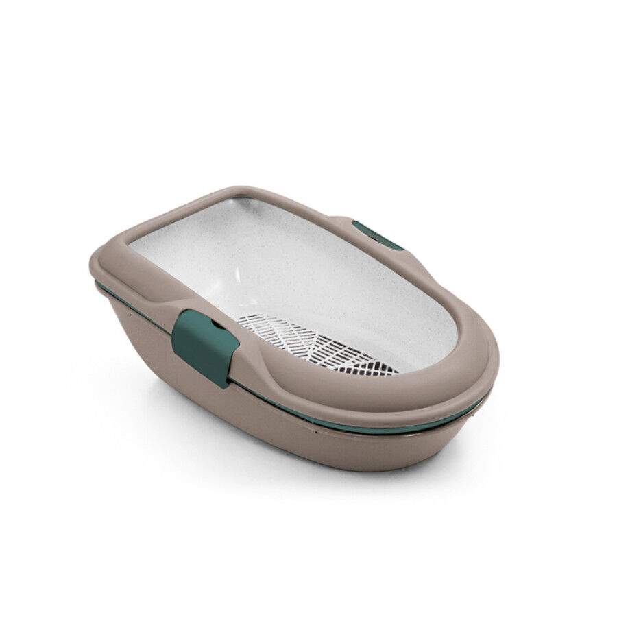 Stefanplast Limpieza R&aacute;pida bandeja para gato gris Imagem n&uacute;mero 1