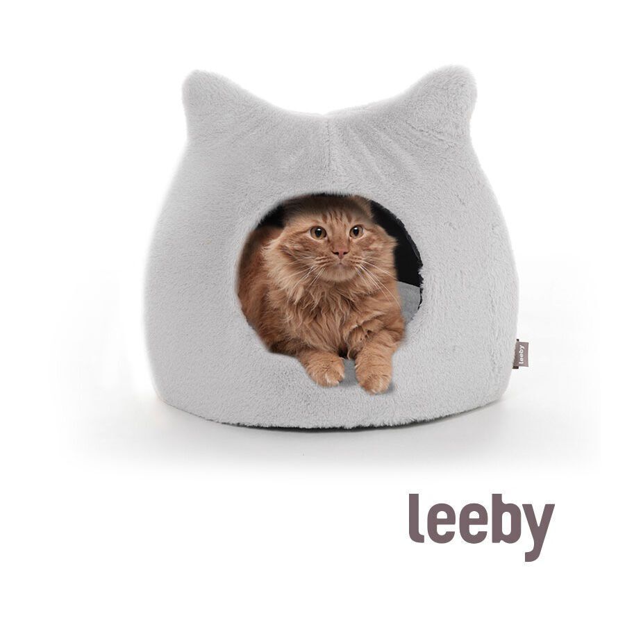 Leeby Igloo Anti Stress Cinzento para gatos, , large Imagem n&uacute;mero 2