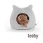 Leeby Igloo Anti Stress Cinzento para gatos, , large Indicador imagem número 2