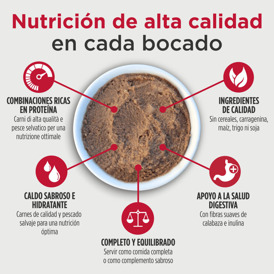 340 g Nulo Comida h&uacute;mida de Vaca e Frango com Flet&atilde;o em Lata para c&atilde;es, , large Imagem n&uacute;mero 3