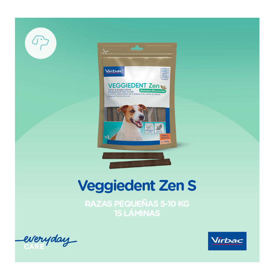 15 sticks Virbac L&aacute;minas Veggiedent Zen S para c&atilde;es, , large Imagem n&uacute;mero 13