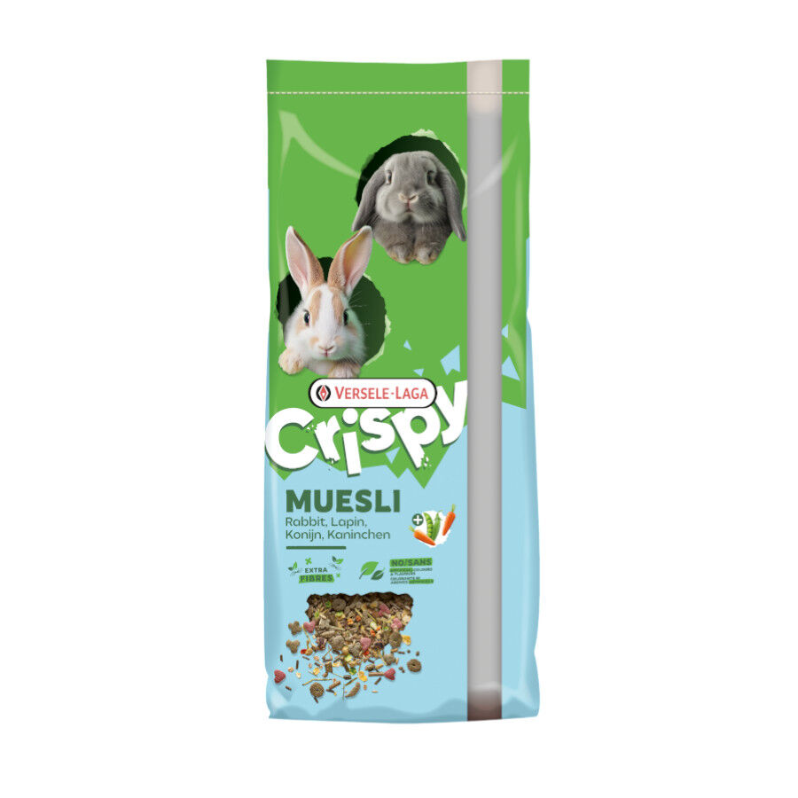 20 kg Versele-Laga Crispy Muesli Ra&ccedil;&atilde;o para coelhos, , large Imagem n&uacute;mero 1