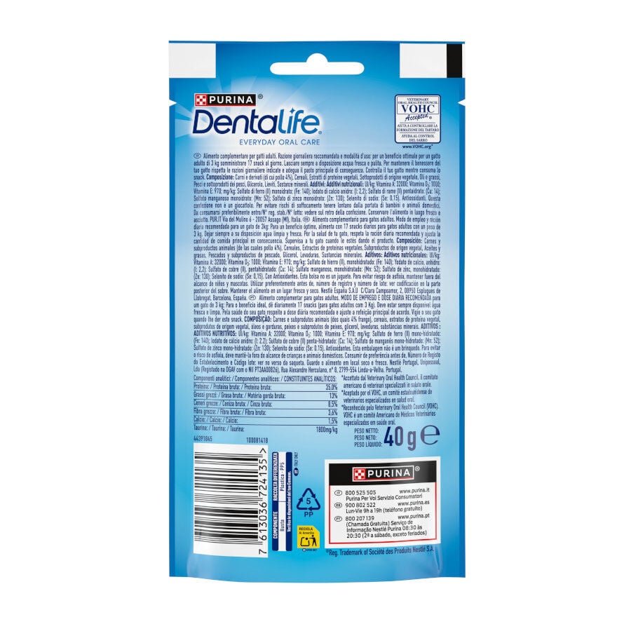 40 g Dentalife Snack Dent&aacute;rios Frango para gatos, , large Imagem n&uacute;mero 9