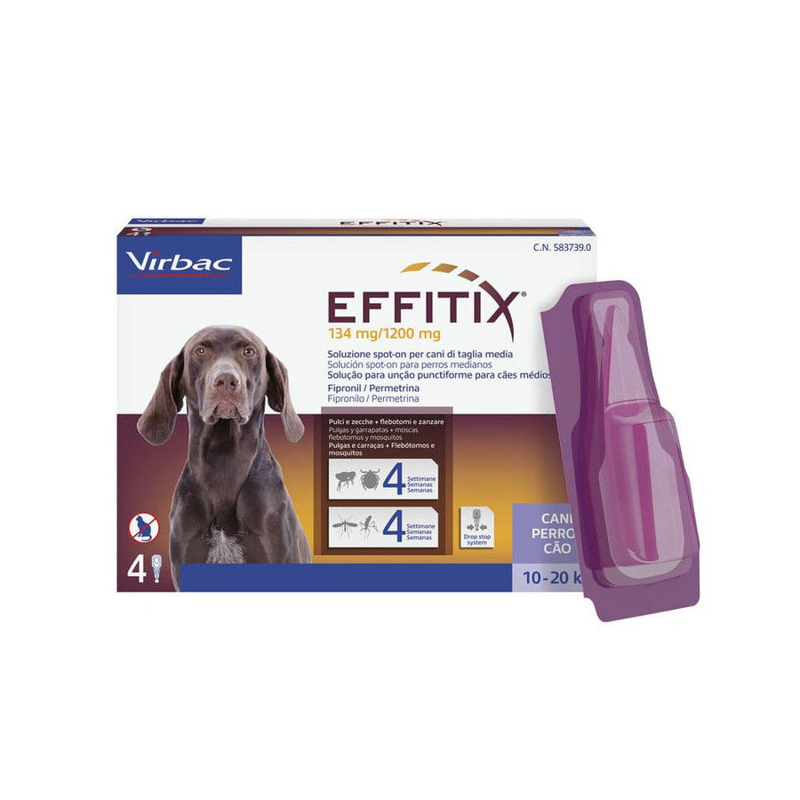 Virbac Effitix Pipetas Antiparasit&aacute;rias para c&atilde;es, , large Imagem n&uacute;mero 2