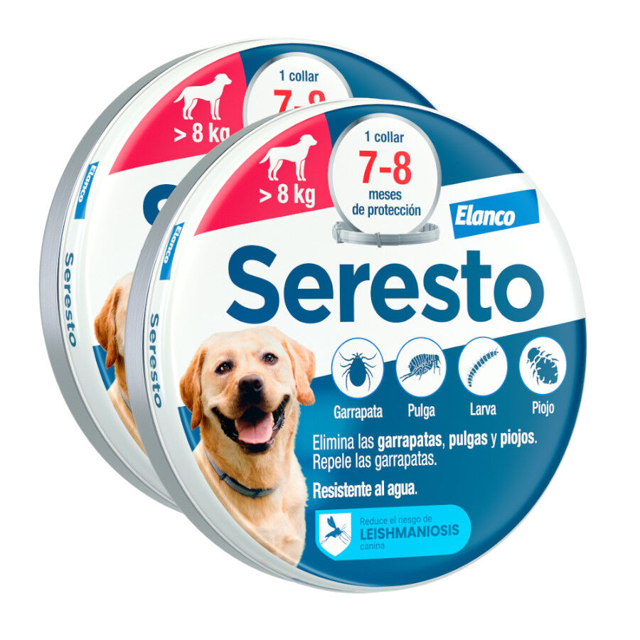 2 coleiras x 70 cm Seresto Coleira Antiparasit&aacute;ria para c&atilde;es - Pack, , large Imagem n&uacute;mero 1
