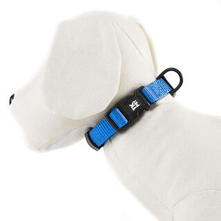 TK-Pet Neo Classic Coleira de Nylon Azul para cães