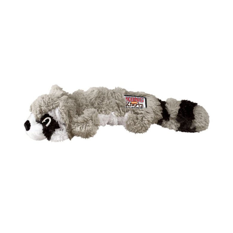 Kong Scrunch Knots Guaxinim de peluche para cães,  Imagem número 1 Kong Scrunch Knots Guaxinim de peluche para cães, , large Imagem número 1