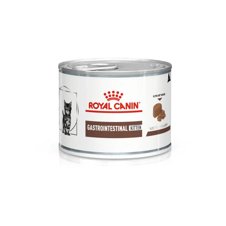 195 g Royal Canin Veterinary Gastrointestinal Mousse em lata para gatinhos,  Imagem número 1 195 g Royal Canin Veterinary Gastrointestinal Mousse em lata para gatinhos, , large Imagem número 1
