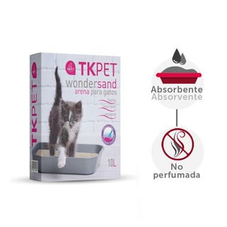 TK-Pet Litter Wondersand Areia Natural para gatos