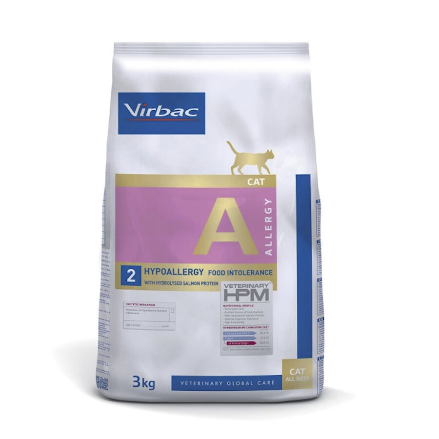 3 kg Virbac Hypoallergy Hpm ra&ccedil;&atilde;o para gatos, , large Imagem n&uacute;mero 1