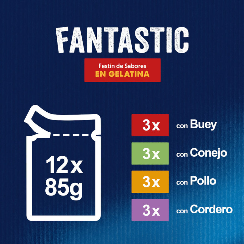 24 saquetas x 85 g Felix Seleção de carnes em gelatina,  Imagem número 4 24 saquetas x 85 g Felix Seleção de carnes em gelatina, , large Imagem número 4