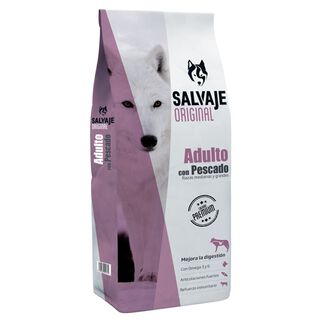 Salvaje Original Adulto Peixe ração para cães