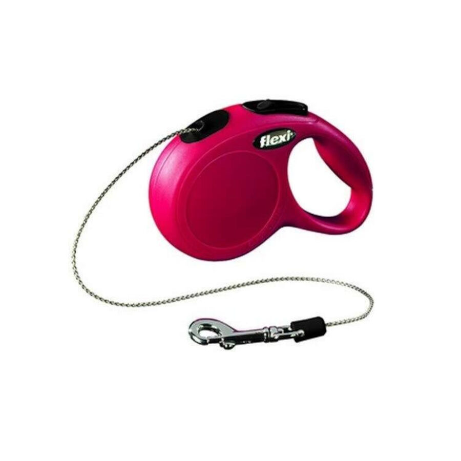 Flexi New Classic Trela Extensivel vermelha para gatos, , large Imagem n&uacute;mero 1