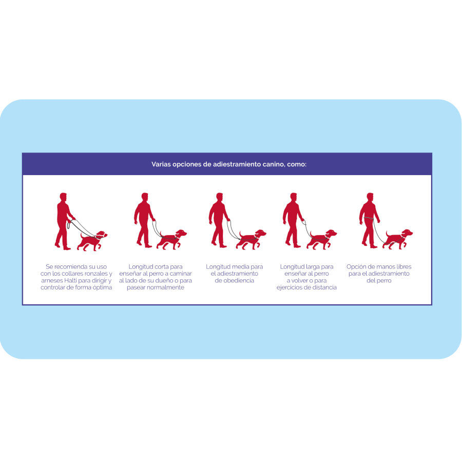 Halti Trela de treino preta para c&atilde;es, , large Imagem n&uacute;mero 5