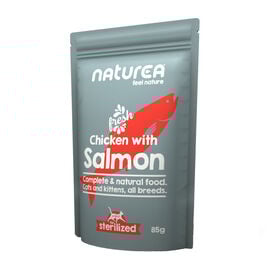 Naturea Frango e Salmão Saqueta para gatos