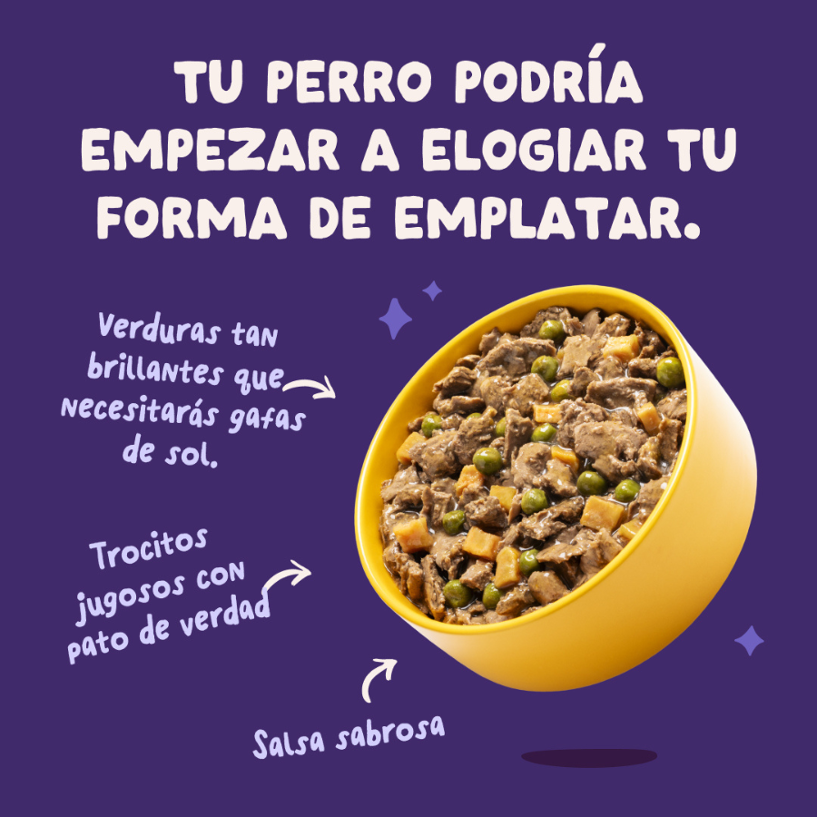 150 g Edgard & Cooper Adult Grain Free Comida h&uacute;mida de Pato em saquetas para c&atilde;es, , large Imagem n&uacute;mero 3
