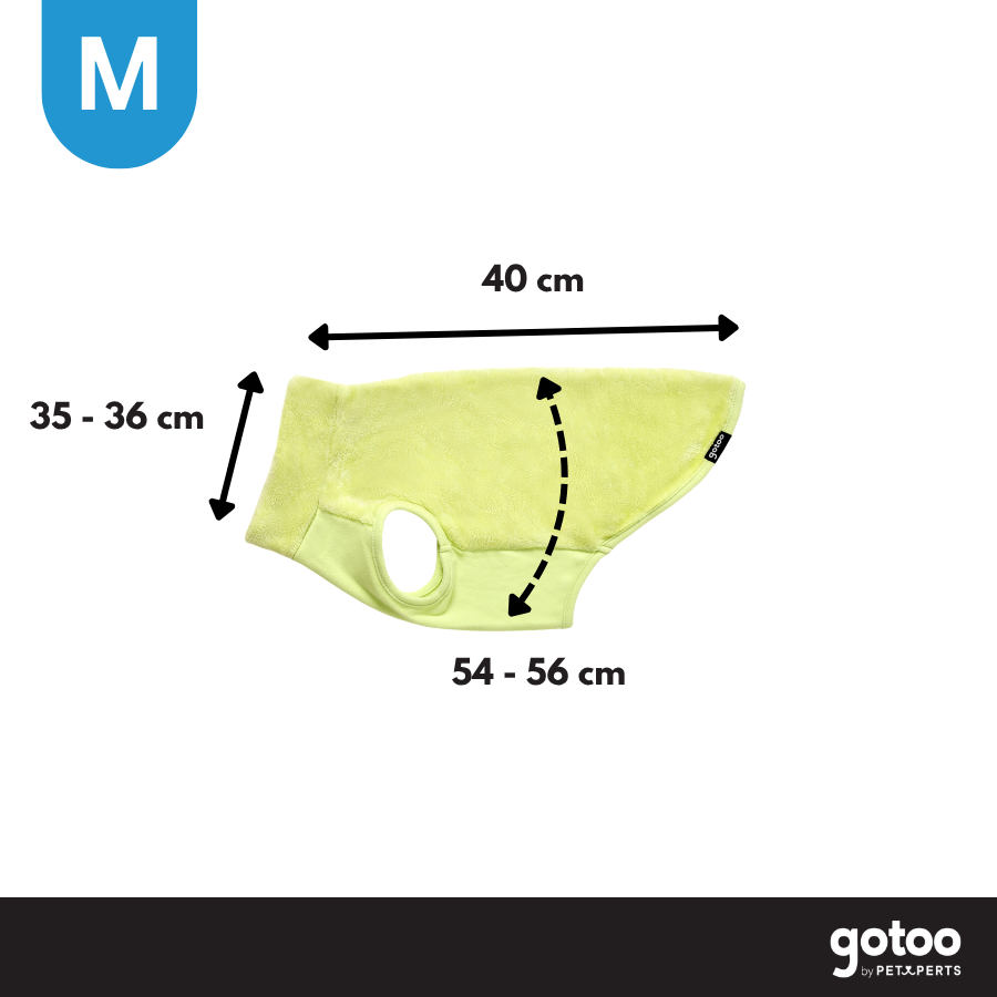 Gotoo Camisola Polar Verde-Lima para c&atilde;es, , large Imagem n&uacute;mero 4
