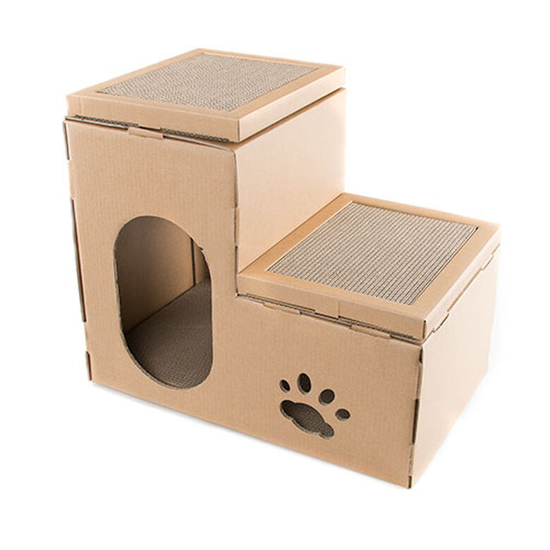 TK-Pet Cat Home casa rascador para gatos 2 en 1 Imagem número 1 TK-Pet Cat Home casa rascador para gatos 2 en 1 Imagem número 1