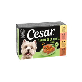 Cesar Recetas da horta Terrina em Pat&ecirc; e Geleia para C&atilde;es - Multipack