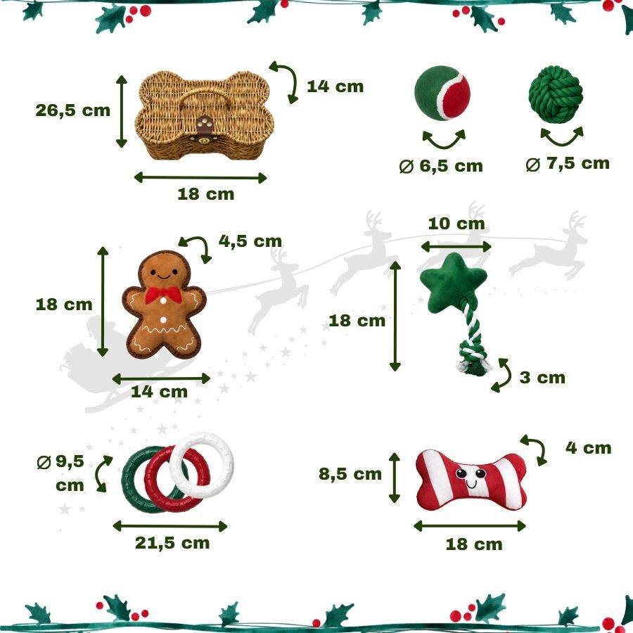 Wonder Christmas Cesto de Brinquedos Premium Brinquedo para c&atilde;es, , large Imagem n&uacute;mero 3