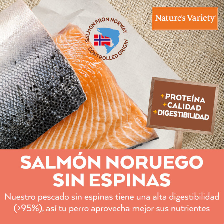 12 kg Nature's Variety No Grain Puppy Medium Maxi Salmão ração para cachorros,  Imagem número 2 12 kg Nature's Variety No Grain Puppy Medium Maxi Salmão ração para cachorros, , large Imagem número 2