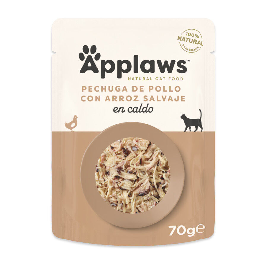 70 g Applaws de frango e arroz sach&ecirc; para gatos, , large Imagem n&uacute;mero 1