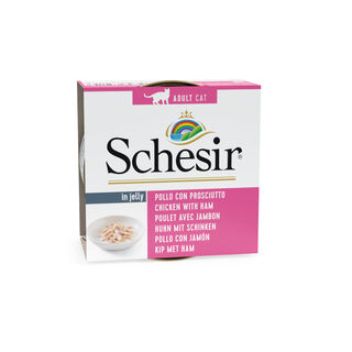 Schesir Adult Frango com Presunto lata para gatos