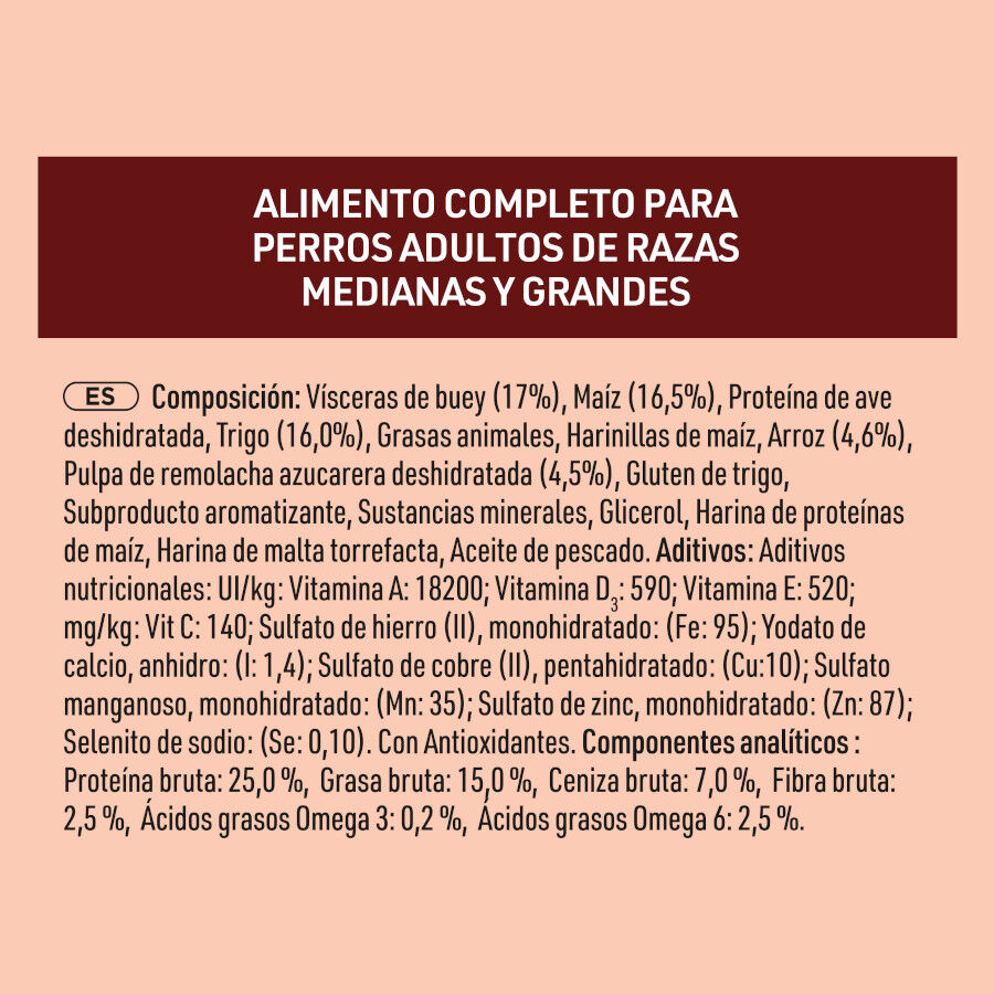 7 kg Purina One Pienso Buey para perros adultos, , large Imagem n&uacute;mero 2