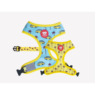 Dukier California Arnês Reversível Estampagem Praieiro para cães
