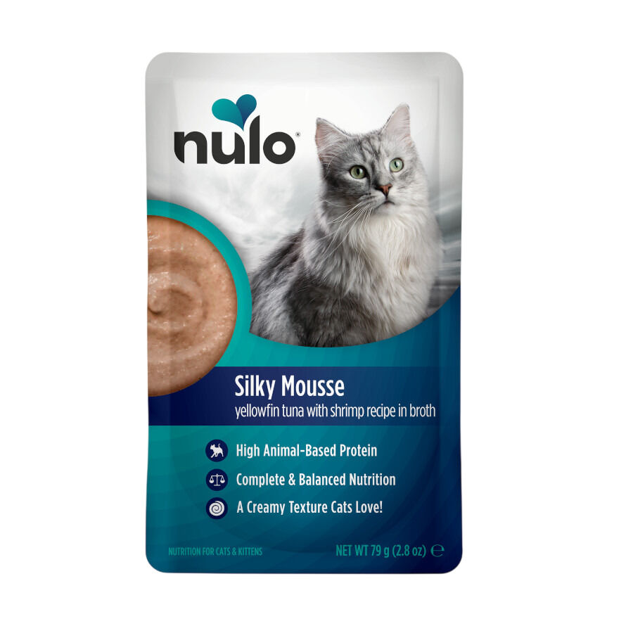 79 g Nulo Silky Mousse Atum com Camar&atilde;o Saquetas para gatos, , large Imagem n&uacute;mero 1