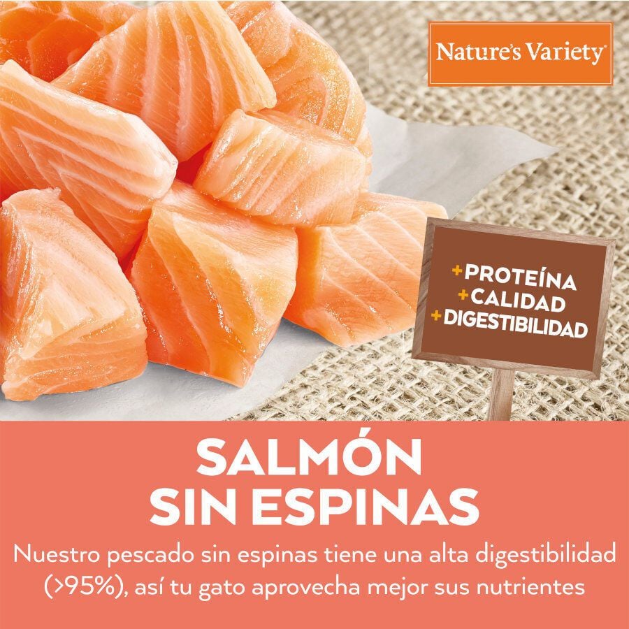 7 kg Nature's Variety Original Adult Sterilised Salm&atilde;o ra&ccedil;&atilde;o para gatos, , large Imagem n&uacute;mero 3