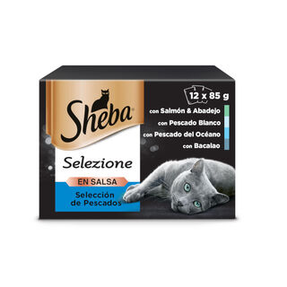 Sheba Selezione Peixes Molho em Saqueta para Gatos - Multipack