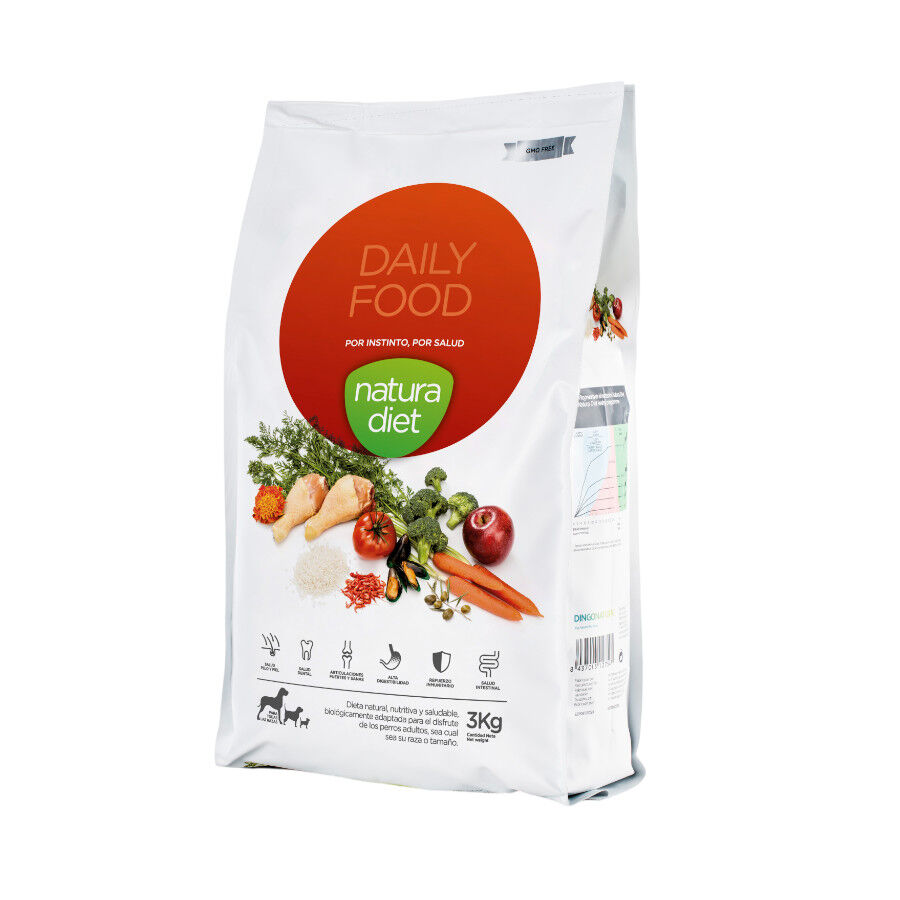 3 kg Natura Diet Daily Food ra&ccedil;&atilde;o para c&atilde;es, , large Imagem n&uacute;mero 1