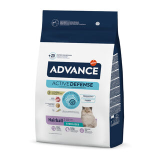 Affinity Advance Sterilized Hairball Peru e Cevada ração para gatos