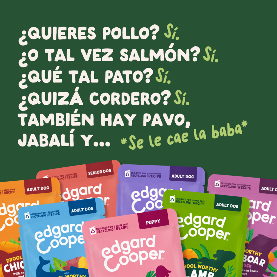 150 g Edgard & Cooper Adult Grain Free Comida h&uacute;mida de Cordeiro e frango em saquetas para c&atilde;es, , large Imagem n&uacute;mero 6