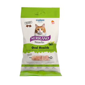 Serrano Snacks Oral Health de Frango para gatos