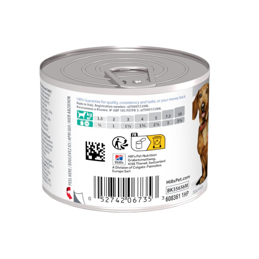 200 g Hill's Science Plan Adult Smalle Mini Perfect Weight Mousse de Peru em lata para c&atilde;es, , large Imagem n&uacute;mero 8