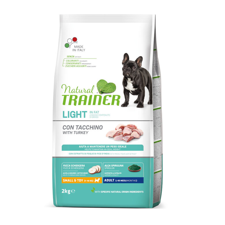 Natural Trainer Adult Small&Toy Ideal Weight Carne ração para cães, , large image number null