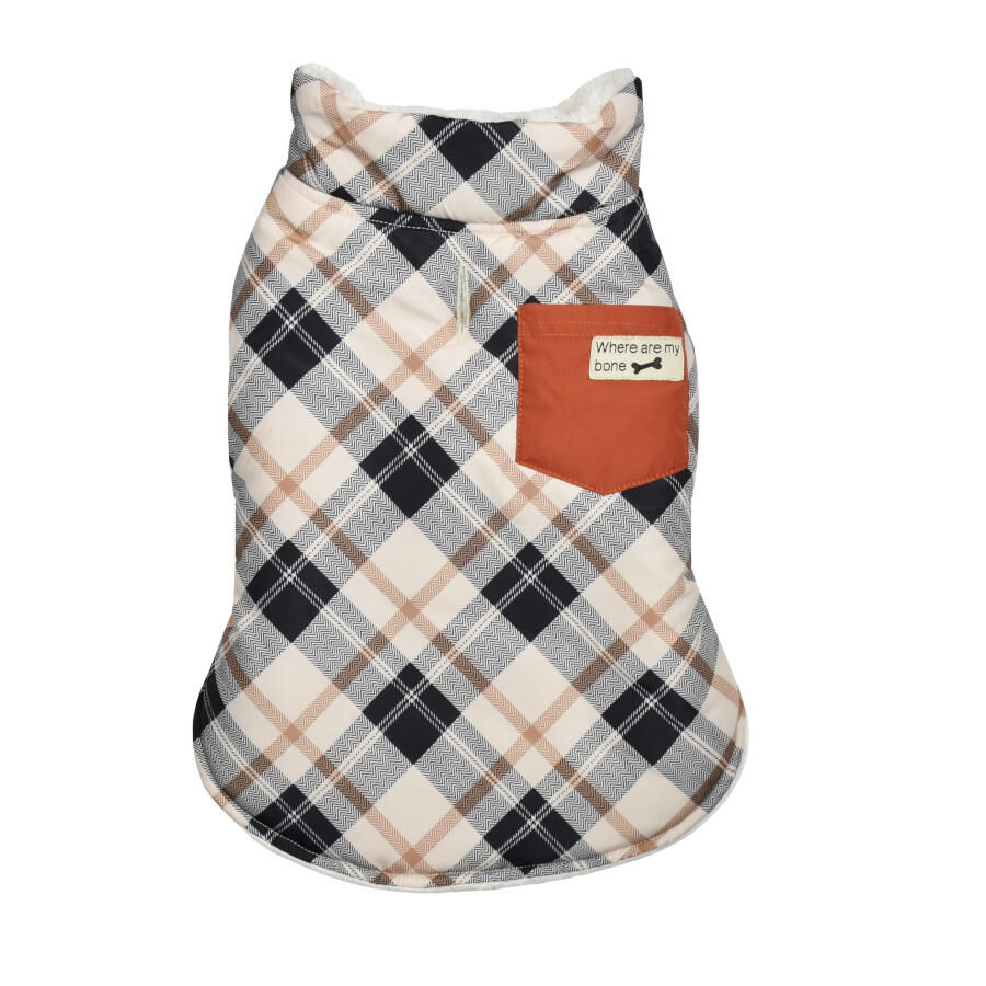 Outech Plaid Pocket Casaco xadrez para c&atilde;es, , large Imagem n&uacute;mero 1