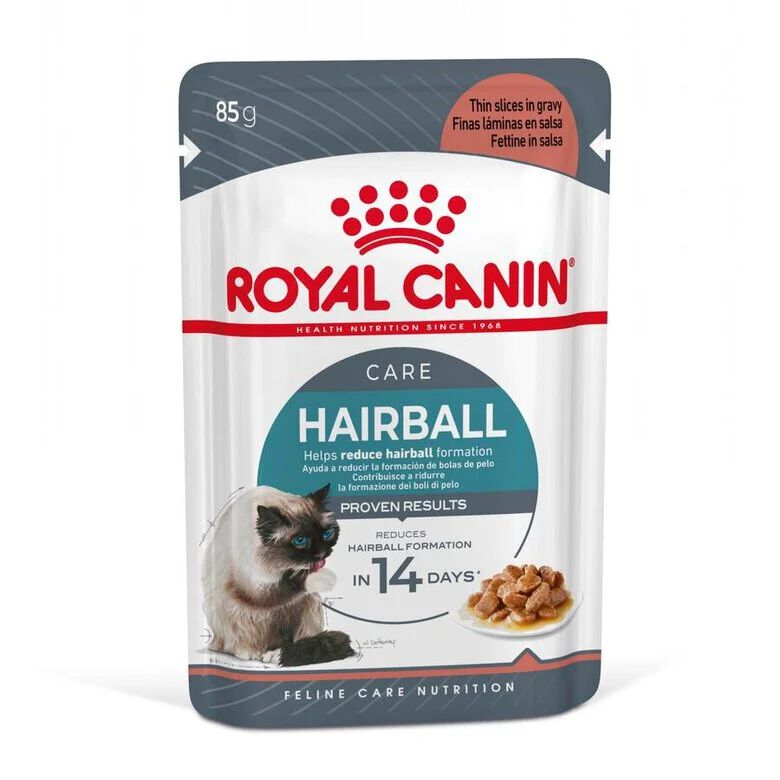 85 g Royal Canin Hairball alimento h&uacute;mido em molho saquetas para gatos, , large Imagem n&uacute;mero 1