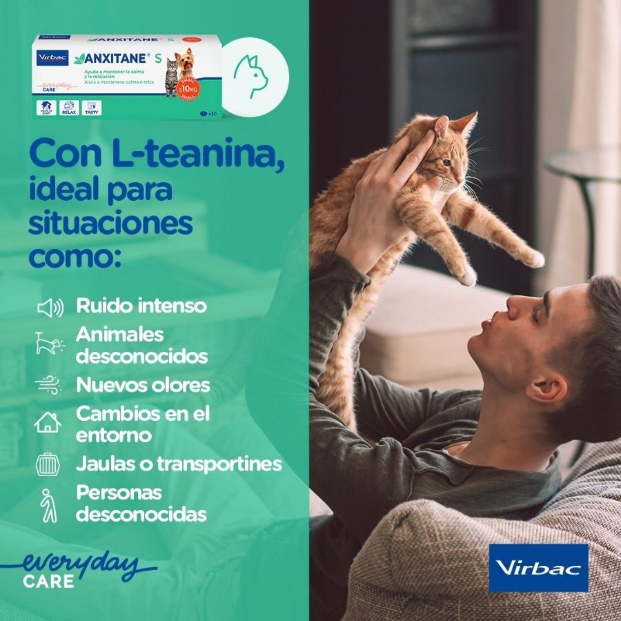 S Virbac Anxitane Relaxantes em comprimidos para c&atilde;es e gatos, , large Imagem n&uacute;mero 3