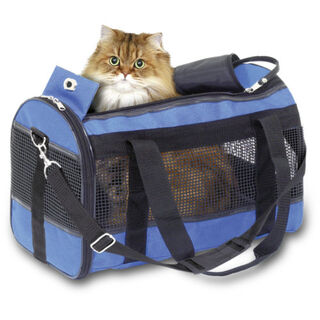 Flamingo Divina Bolsa transportadora azul para animais de estimação