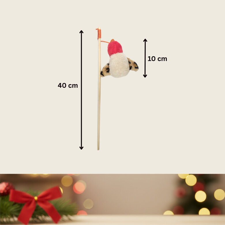 Wonder Christmas Vara com Brinquedo de Natal para Gatos,  Imagem número 4 Wonder Christmas Vara com Brinquedo de Natal para Gatos, , large Imagem número 4