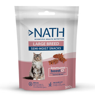 Nath Snacks Semi-húmidos para gatos de raças grandes